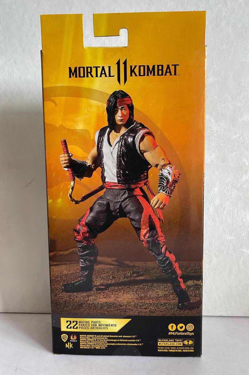 Photo 2 of NIB MORTAL KOMBAT “LIU KANG” MCFARLANE TOYS FIGURE - RETAIL PRICE $22.99