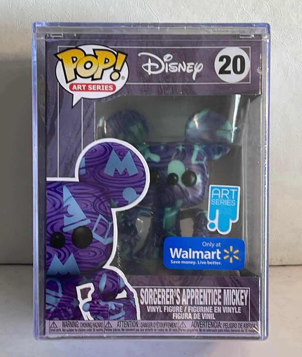 Photo 1 of NIB FUNKO POP ART SERIES DISNEY SORCERER'S APPRENTICE MICKEY #20 WALMART EXCLUSIVE - RETAIL PRICE $26.99