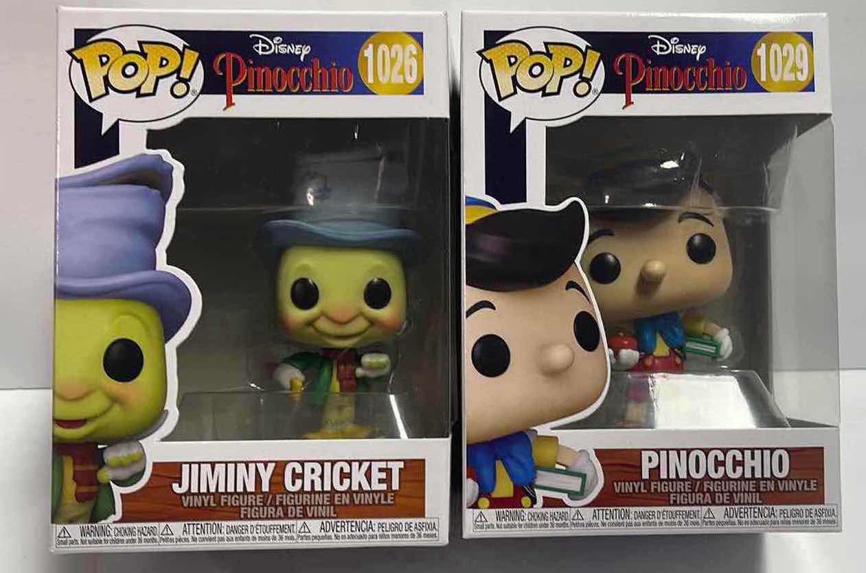 Photo 1 of NIB FUNKO POP DISNEY PINOCCHIO SERIES “PINOCCHIO & JIMINY CRICKET”- RETAIL PRICE $32.99