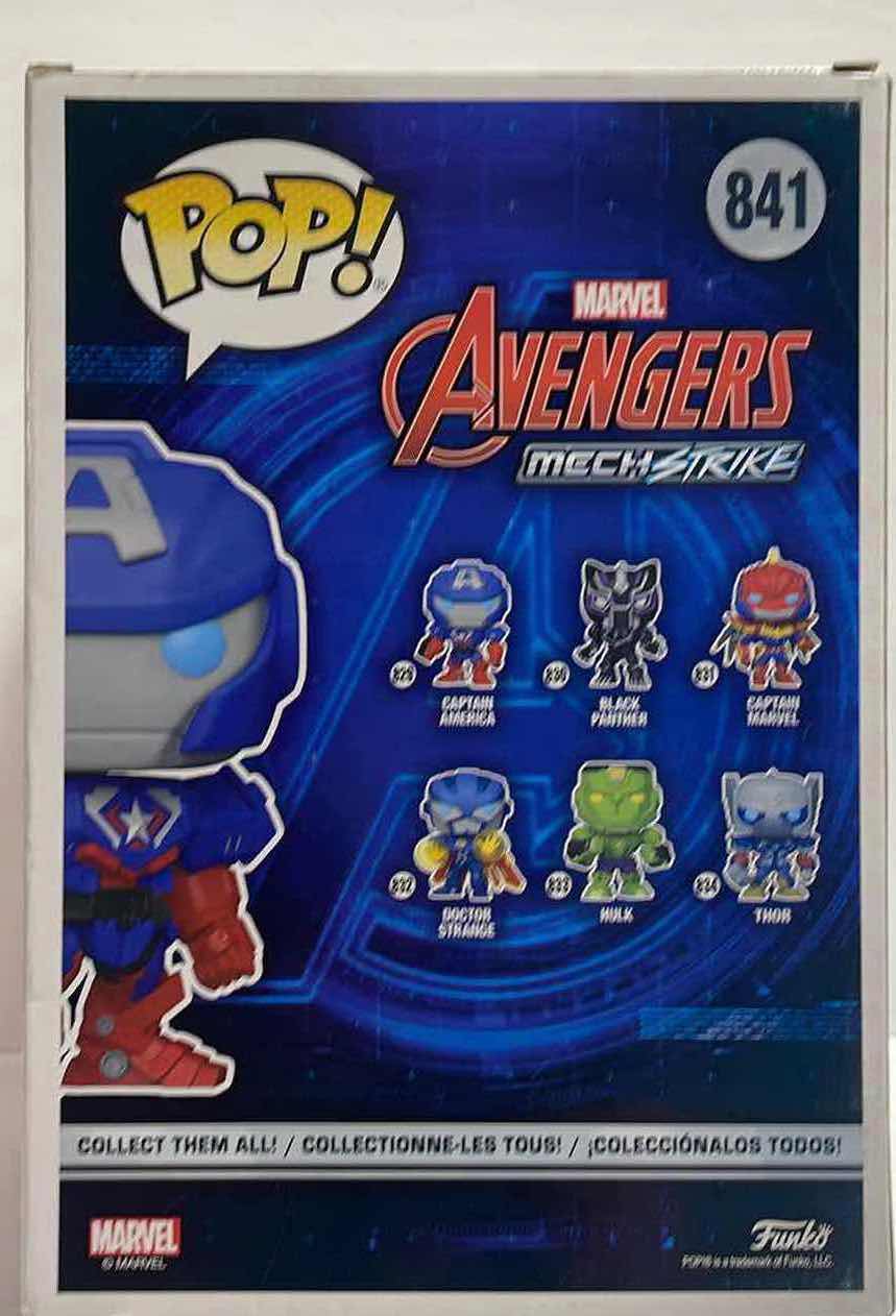 Photo 2 of NIB FUNKO POP “JUMBO” MARVEL AVENGERS MECH STRIKE “ CAPTAIN AMERICA” WALMART EXCLUSIVE- RETAIL PRICE $ 45.00