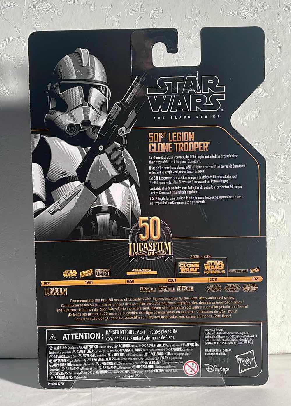 Photo 2 of NIB STAR WARS THE BLACK SERIES 501st LEGION CLONE TROOPER -RETAIL PRICE $21.99