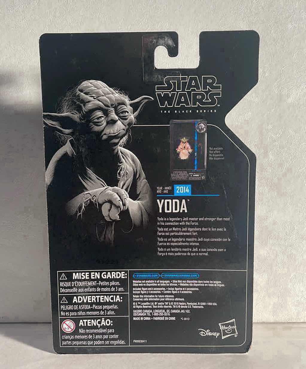 Photo 2 of NIB STAR WARS THE BLACK SERIES YODA - RETAIL PRICE $19.99