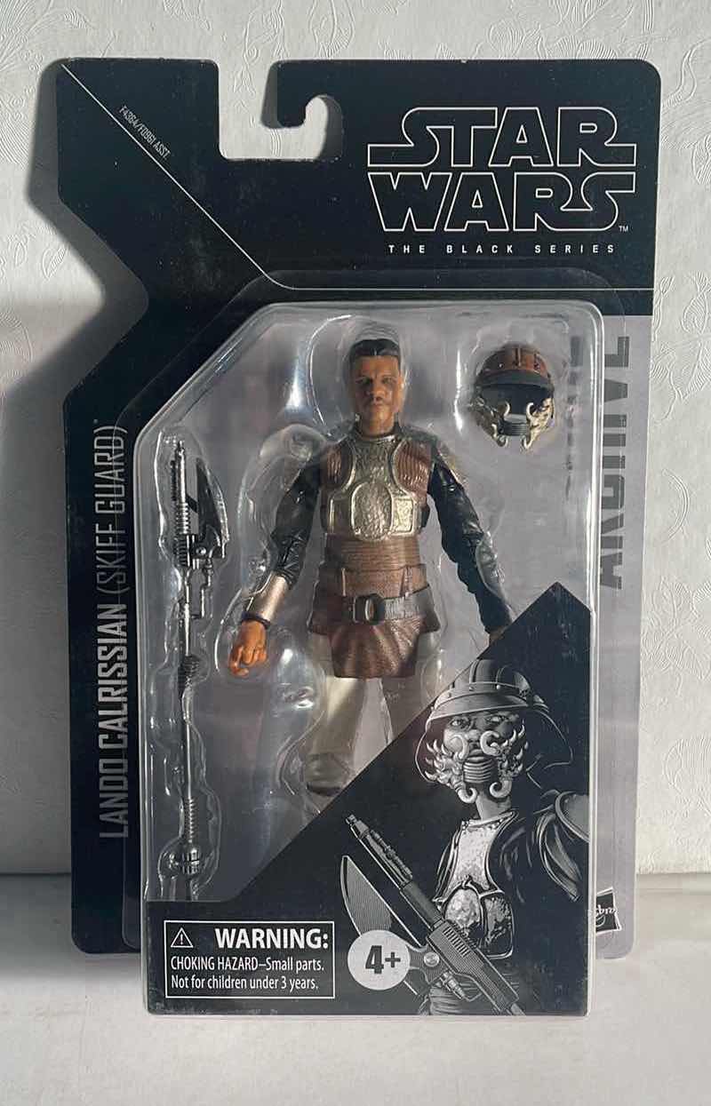 Photo 1 of NIB STAR WARS THE BLACK SERIES LANDO CARLISSAN (SKIFF GUARD)- RETAIL PRICE $53.99