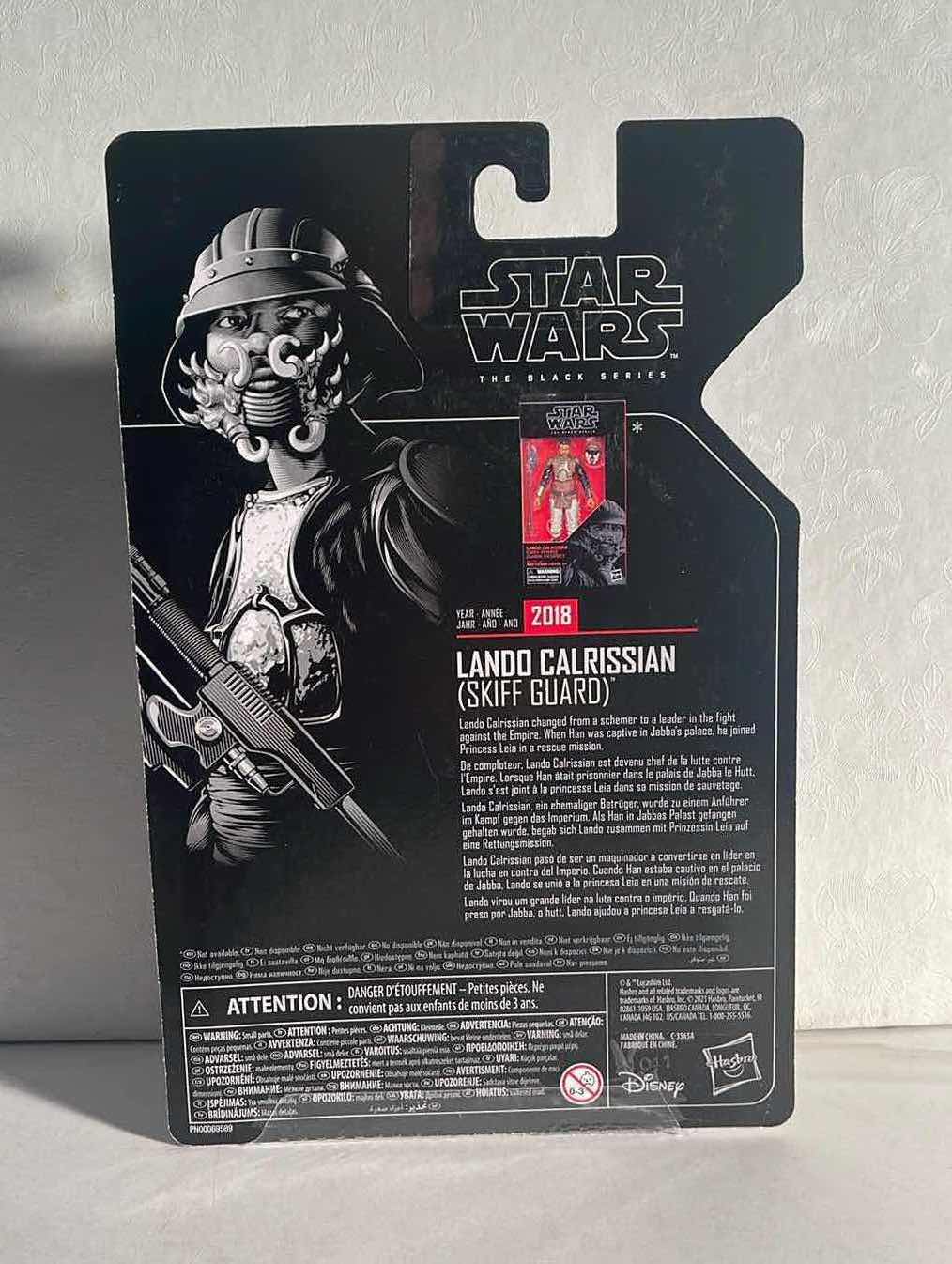 Photo 2 of NIB STAR WARS THE BLACK SERIES LANDO CARLISSAN (SKIFF GUARD)- RETAIL PRICE $53.99