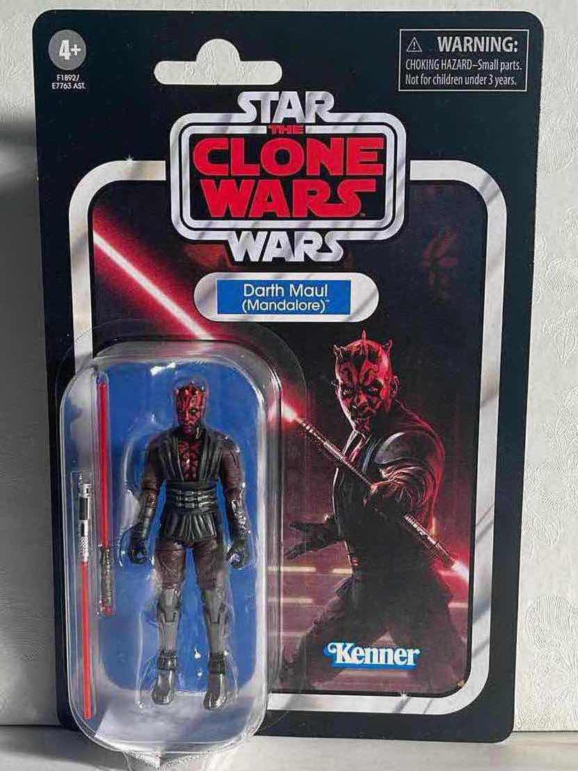 Photo 1 of NIB STAR WARS THE VINTAGE COLLECTION “DARTH MAUL (MANDALORE)  ACTION FIGURE – RETAIL PRICE $25.99