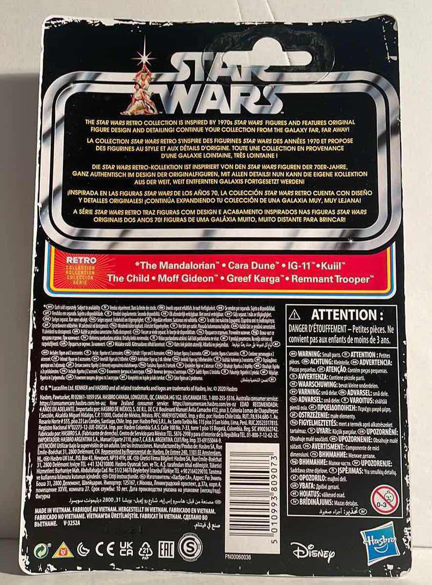 Photo 1 of NIB STAR WARS THE RETRO COLLECTION “THE MANDALORIAN” ACTION FIGURE - RETAIL PRICE $49.99