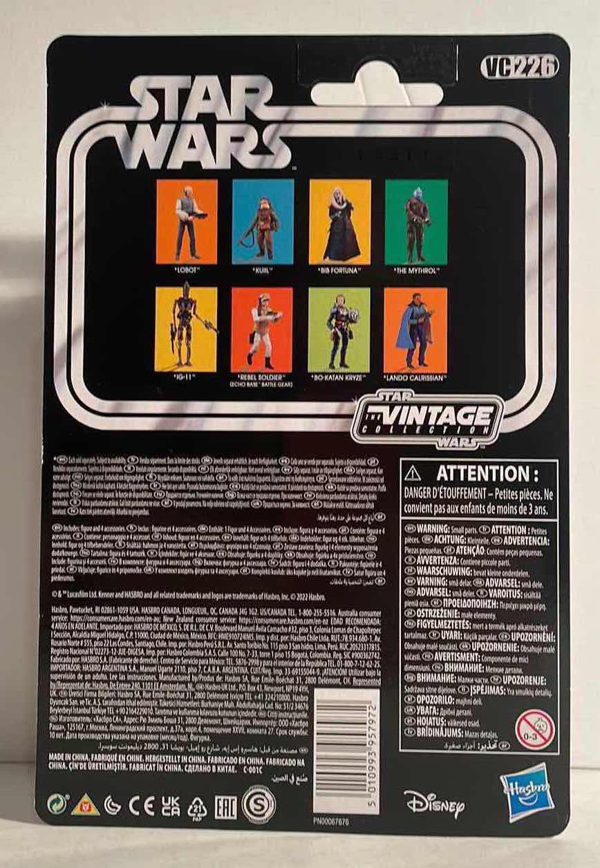 Photo 1 of NIB STAR WARS THE VINTAGE COLLECTION “BO-KATAN KRYZE” ACTION FIGURE - RETAIL PRICE $15.99