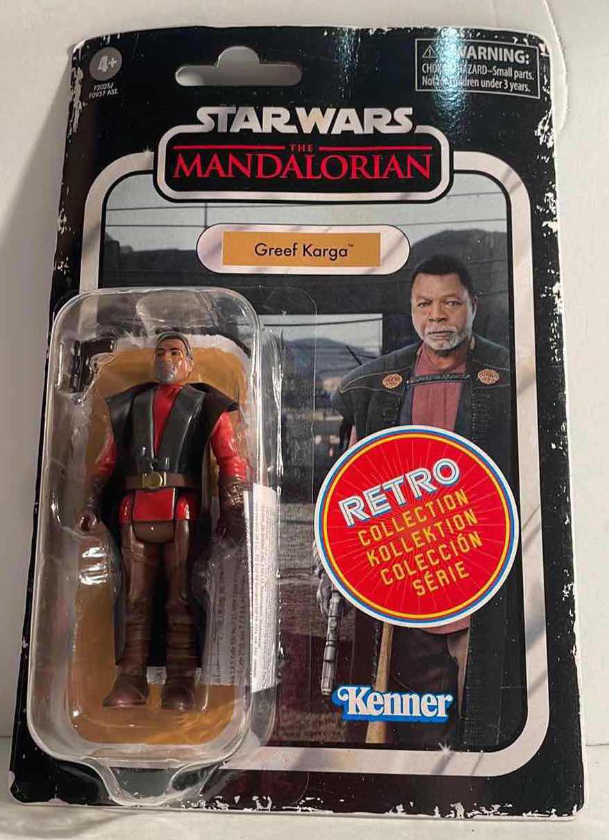 Photo 1 of NIB STAR WARS THE RETRO COLLECTION “GREEF KARGA” ACTION FIGURE - RETAIL PRICE $12.99