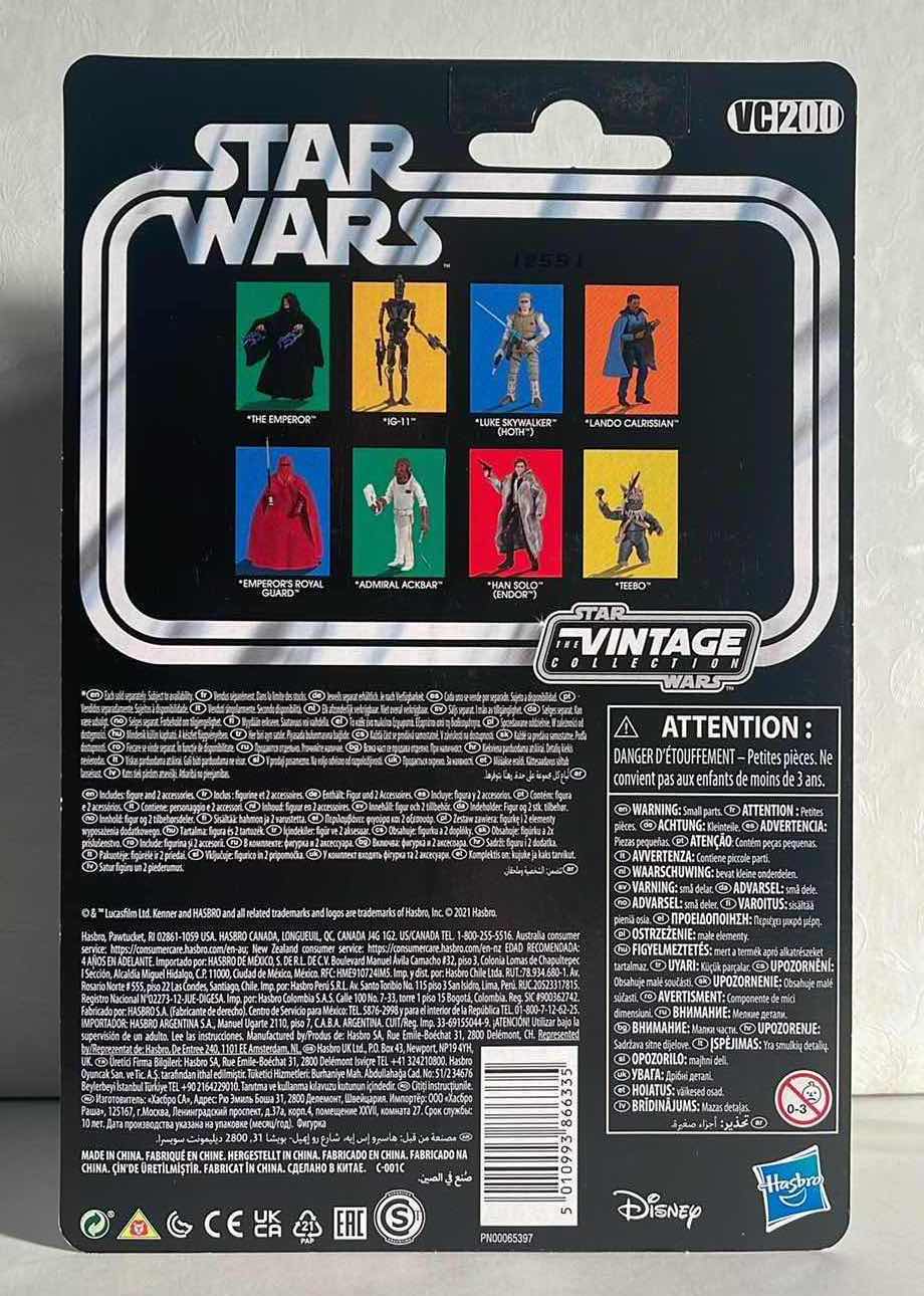 Photo 2 of NIB STAR WARS THE VINTAGE COLLECTION “THE EMPEROR” ACTION FIGURE – RETAIL PRICE $20.00