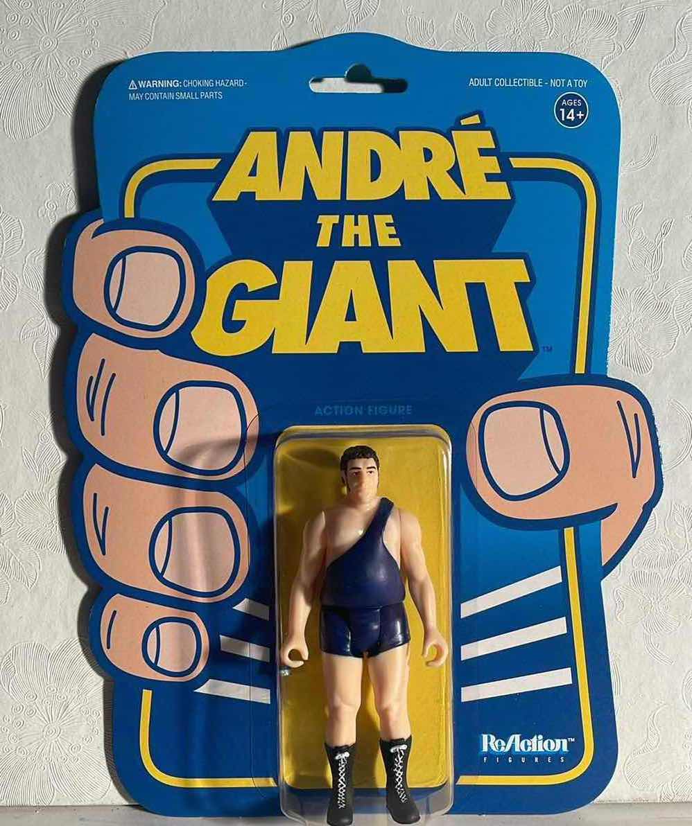 Photo 1 of NIB ANDRE THE GIANT SUPER7 RETRO ACTION FIGURE WRESTLING CLASSIC - RETAIL PRICE $18.00