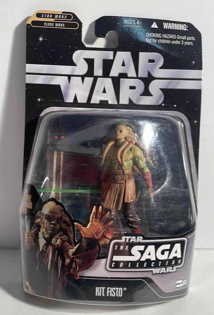 Photo 1 of NIB STAR WARS THE SAGA COLLECTION “KIT FISTO” RETAIL PRICE $57.99