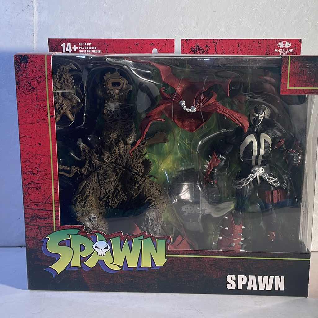 Photo 1 of NIB SPAWN (WITH THRONE) ACTION FIGURE AND ACCESSORIES, MCFARLANE TOYS - RETAIL PRICE $49.95