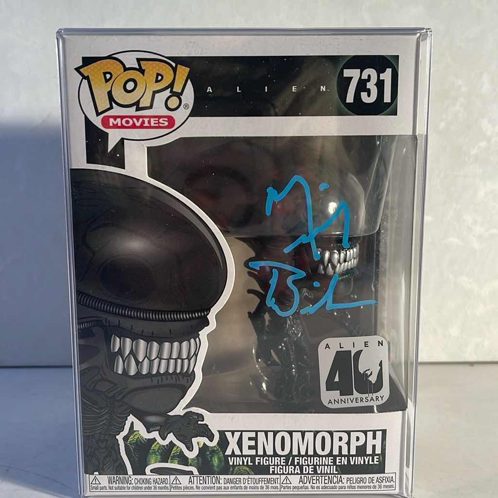 Photo 1 of NIB SIGNED FUNKO POP w/ COA MOVIE SERIES ALIEN  “XENOMORPH” - RETAIL PRICE $225.99