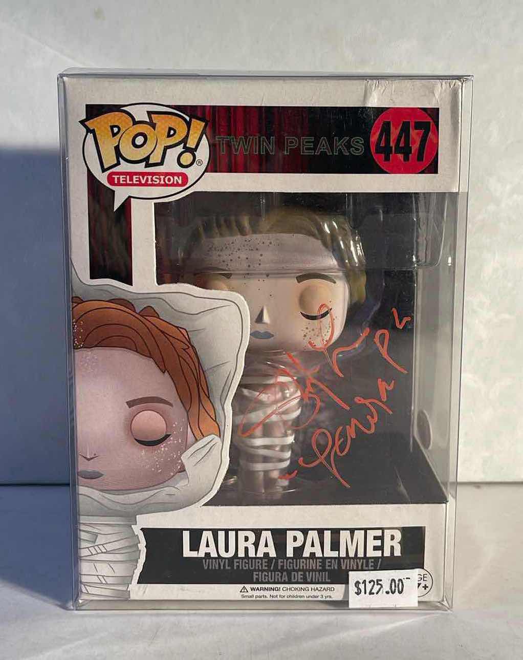 Photo 1 of NIB SIGNED FUNKO POP w/ COA TELEVISION SERIES TWIN PEAKS  “LAURA PALMER” - RETAIL PRICE $125.00