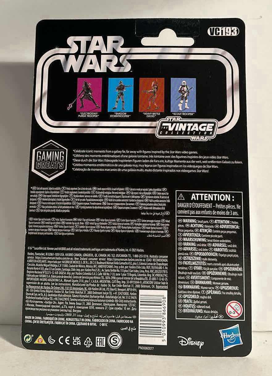 Photo 2 of NIB STAR WARS THE VINTAGE COLLECT THE MANDALORIAN “HEAVY BATTLE DROID” FIGURE – RETAIL PRICE $15.99