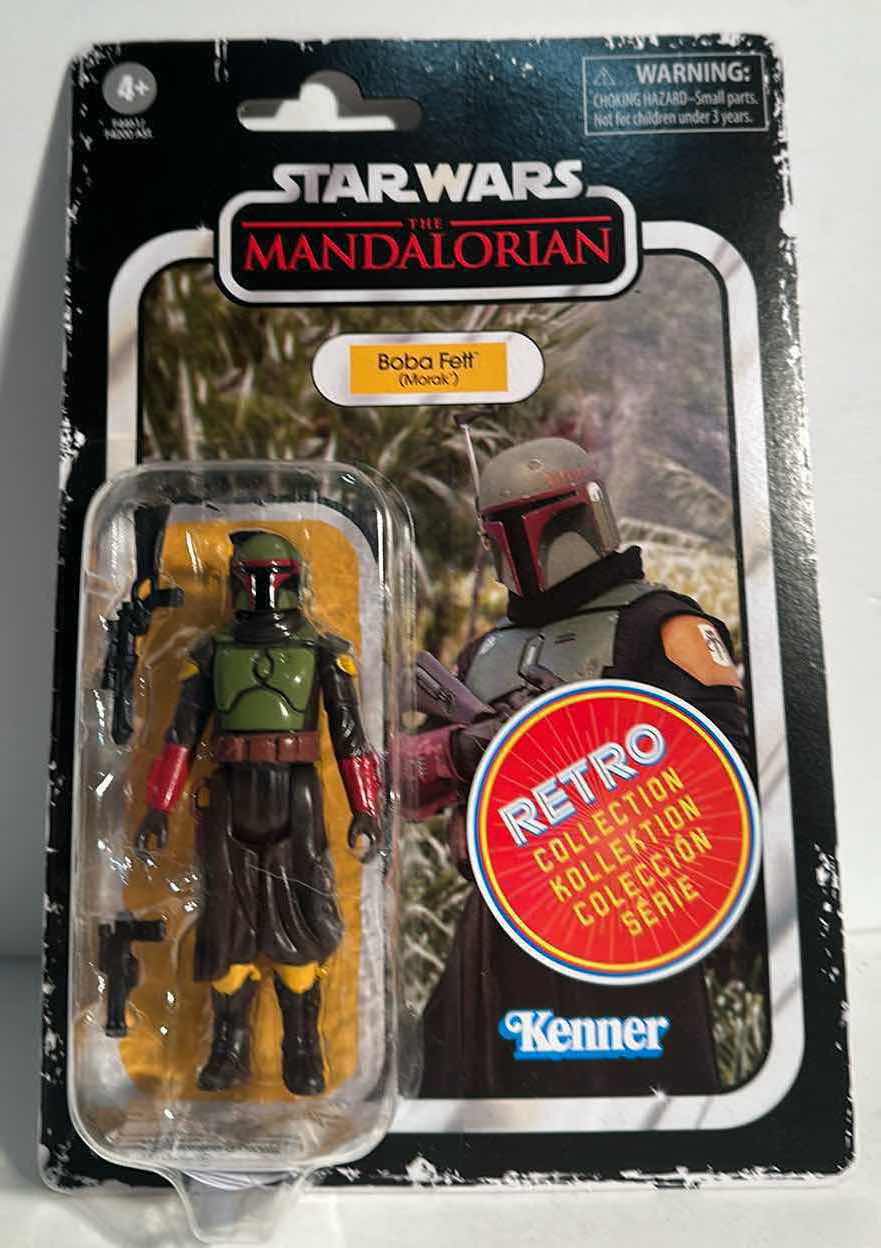 Photo 1 of NIB STAR WARS THE RETRO COLLECTION THE MANDALORIAN “BOBA FELT” ACTION FIGURE – RETAIL PRICE $15.99