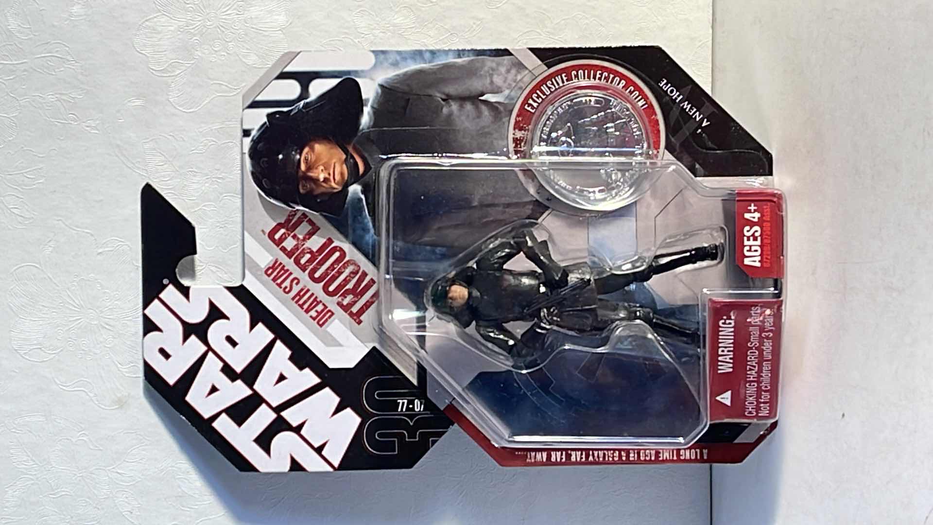 Photo 1 of NIB STAR WARS SAGA LEGENDS 30TH ANNIVERSARY “DEATH STAR TROOPER” FIGURE W/ SILVER COIN - RETAIL PRICE $20.00