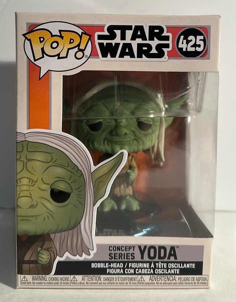 Photo 1 of NIB FUNKO POP STAR WARS “CONCEPT SERIES YODA” BOBBLEHEAD FIGURE -RETAIL PRICE $13