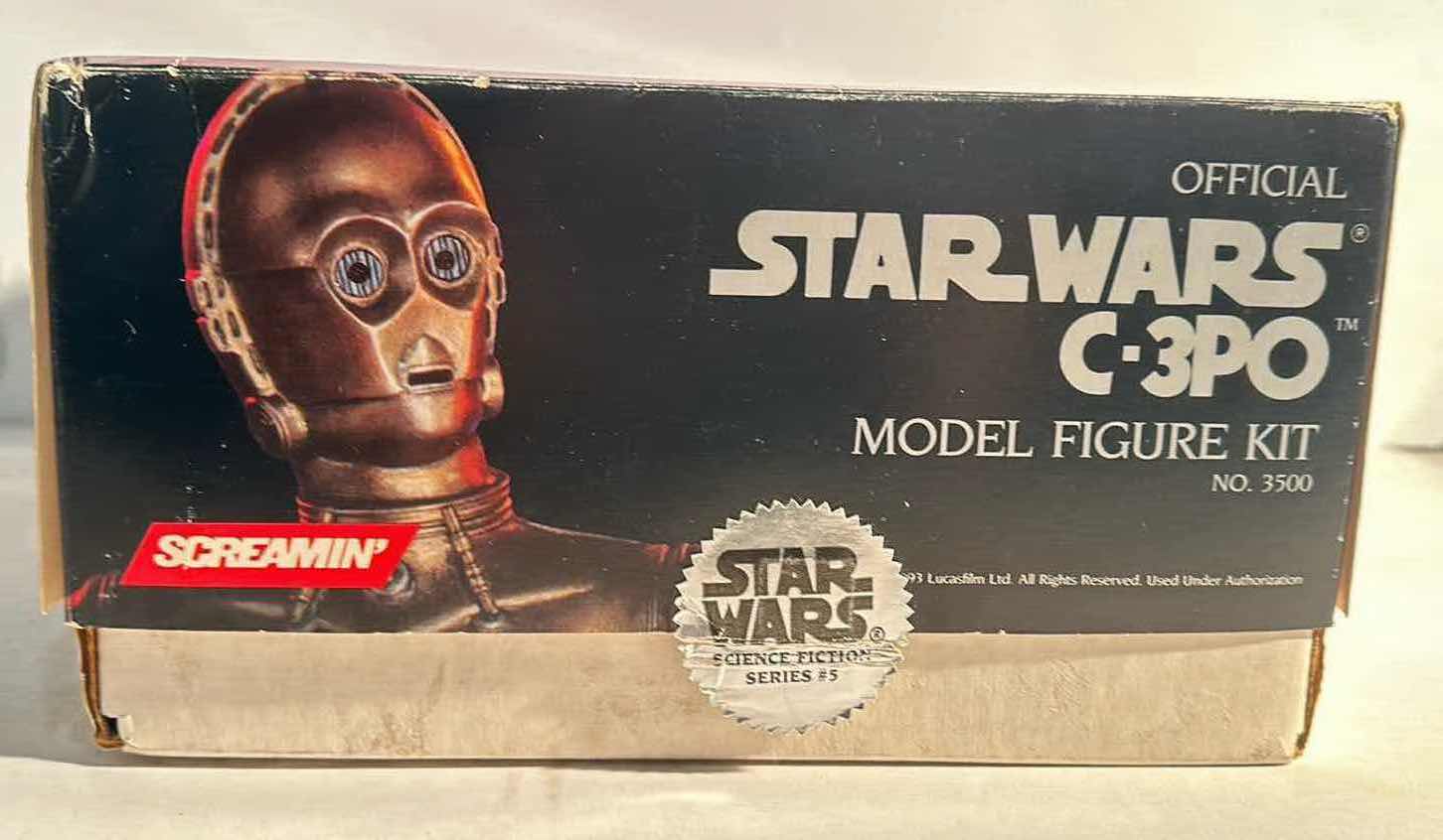 Photo 3 of VINTAGE STAR WARS “C-3PO SCREAMING” COLLECTOR’S EDITION 17” TALL MODEL FIGURE KIT- RETAIL PRICE $100