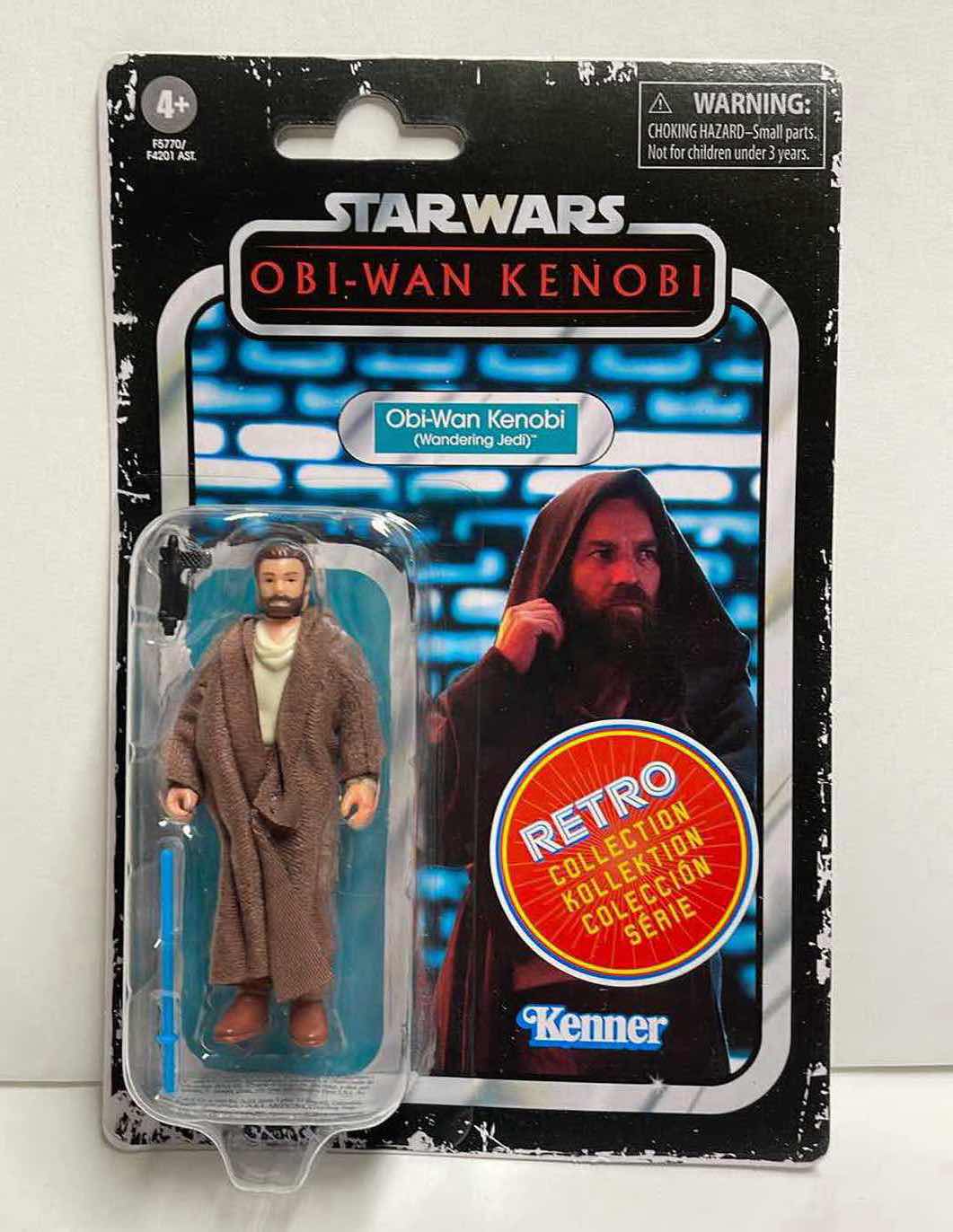 Photo 1 of NIB STAR WARS THE RETRO COLLECTION “OBI- WAN KENOBI WANDERING JEDI” ACTION FIGURE - RETAIL PRICE $17.99