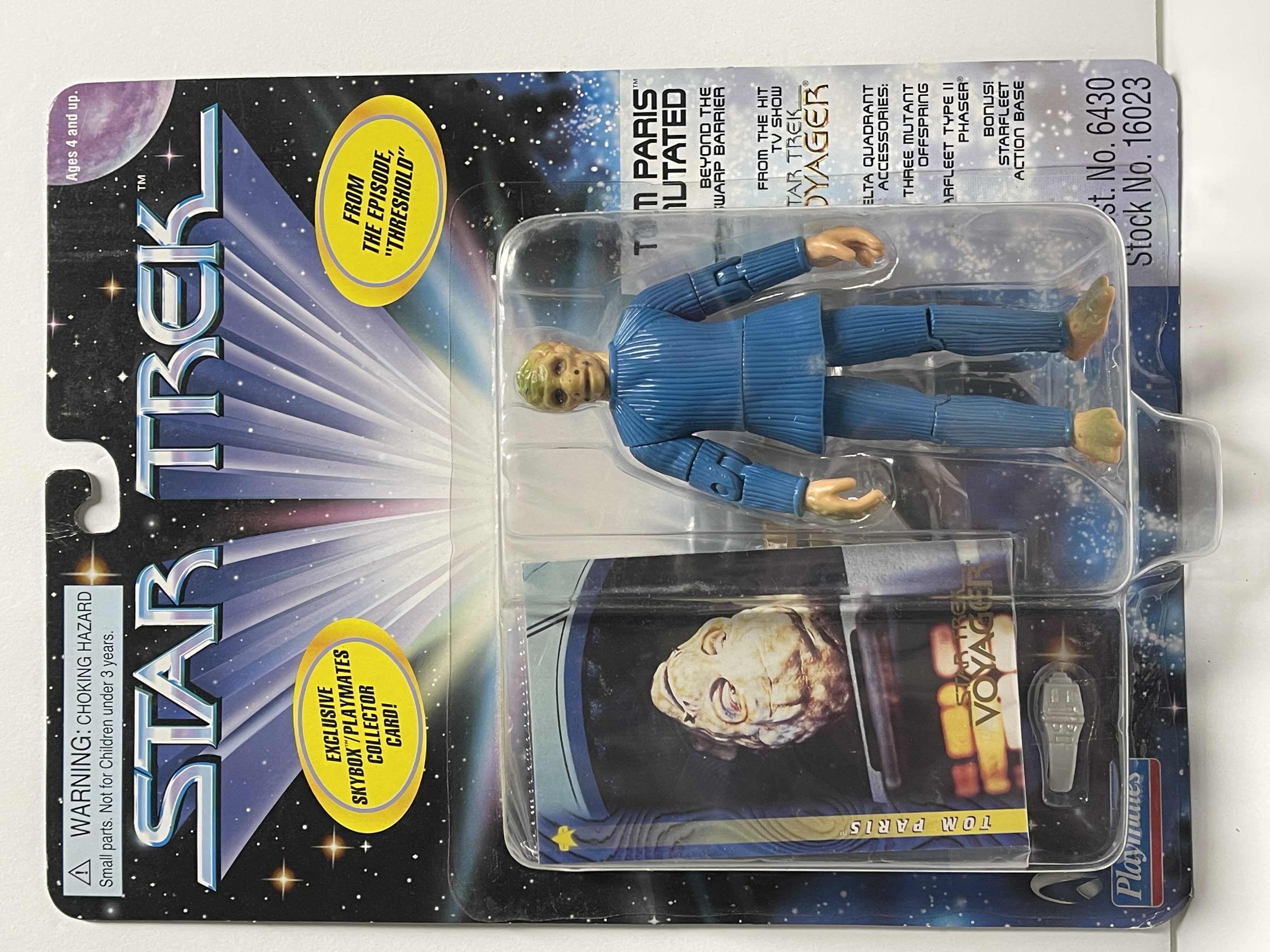 Photo 1 of NIB STAR TREK EXCLUSIVE PLAYMATES “TIM PARIS MUTATED” ACTION FIGURE- RETAIL PRICE $17.00