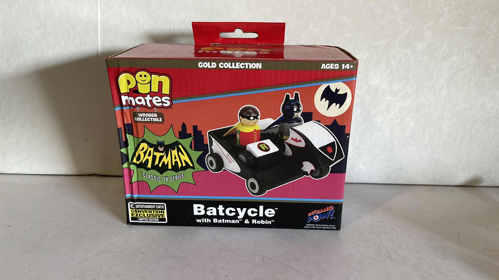 Photo 1 of NIB PIN MATES BATCYCLE LIMITED CONVENTION EXCLUSIVE- RETAIL PRICE $20.00