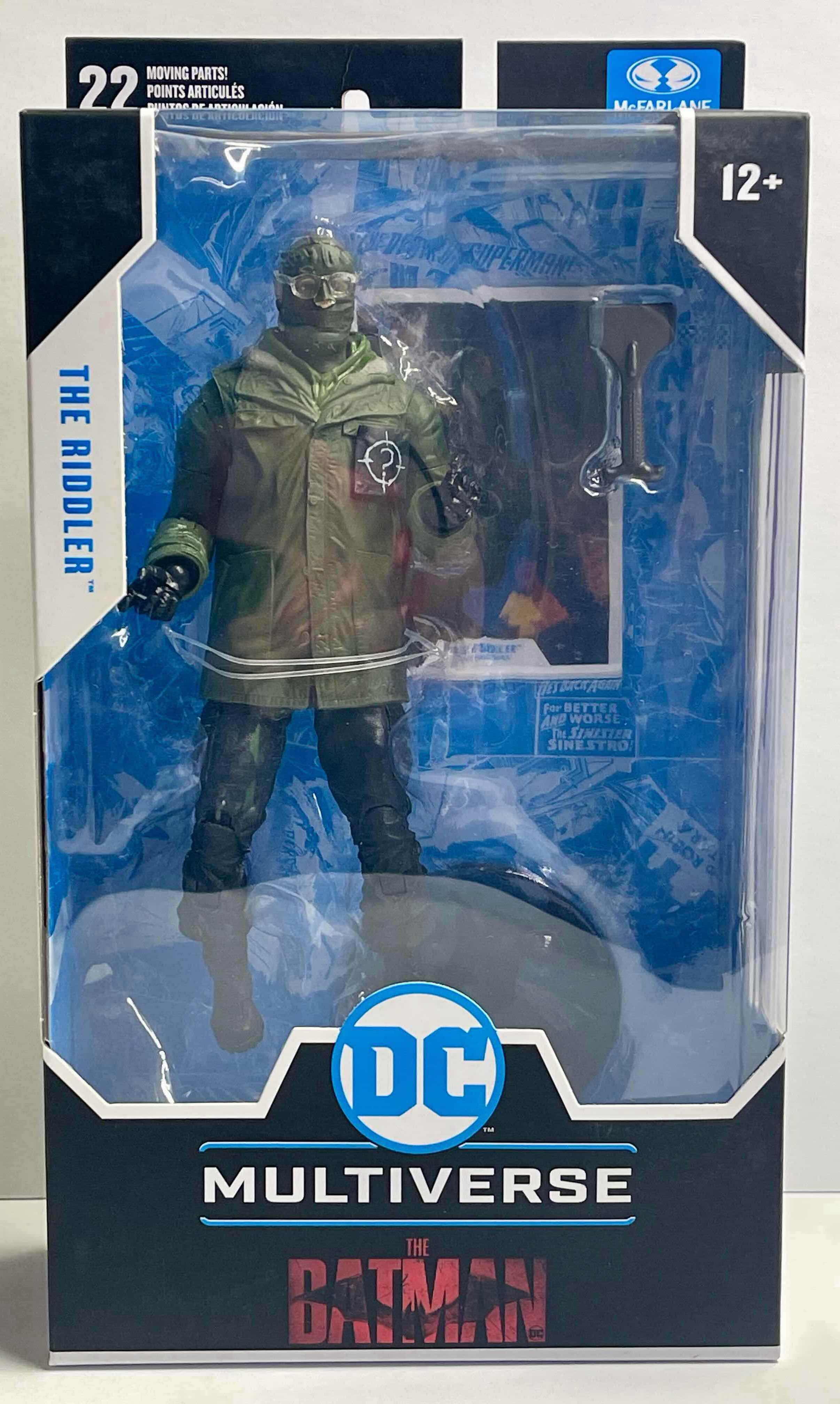 Photo 1 of NIB DC MULTIVERSE THE BATMAN “THE RIDDLER” MCFARLANE TOYS ACTION FIGURE- RETAIL PRICE $ 25.00