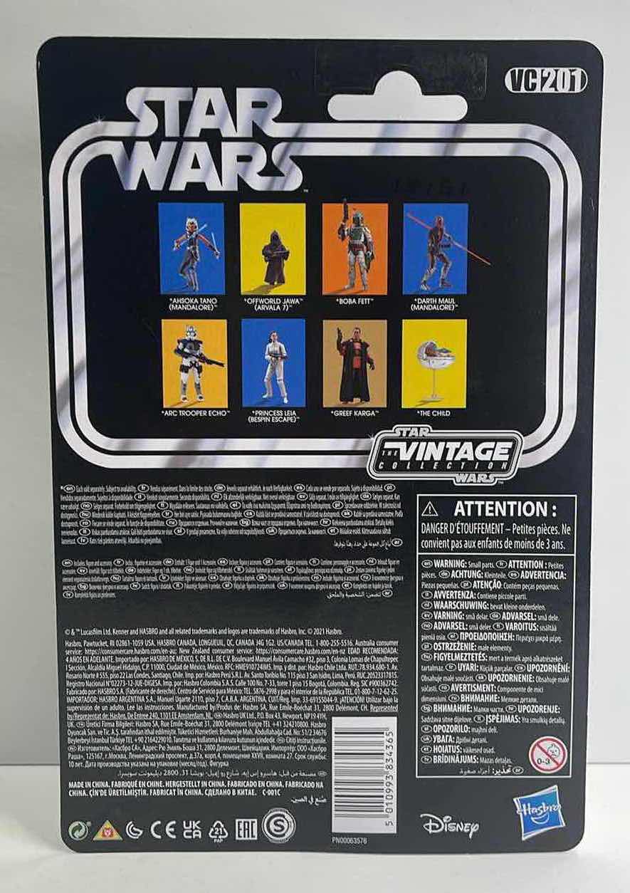 Photo 2 of NIB STAR WARS THE VINTAGE COLLECTION “DARTH MAUL (MANDALORE)” ACTION FIGURE – RETAIL PRICE $15.99