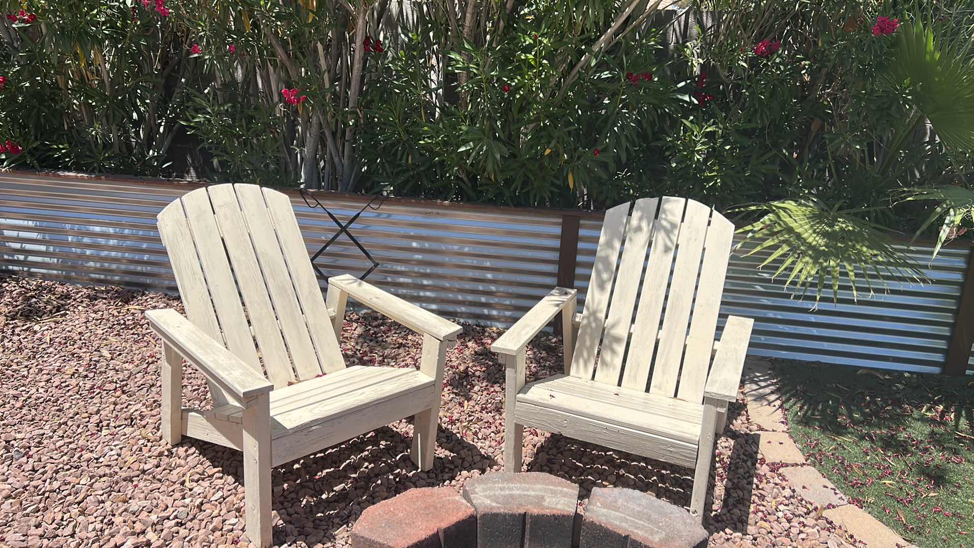 Photo 3 of WOODEN PATIO CHAIR SET