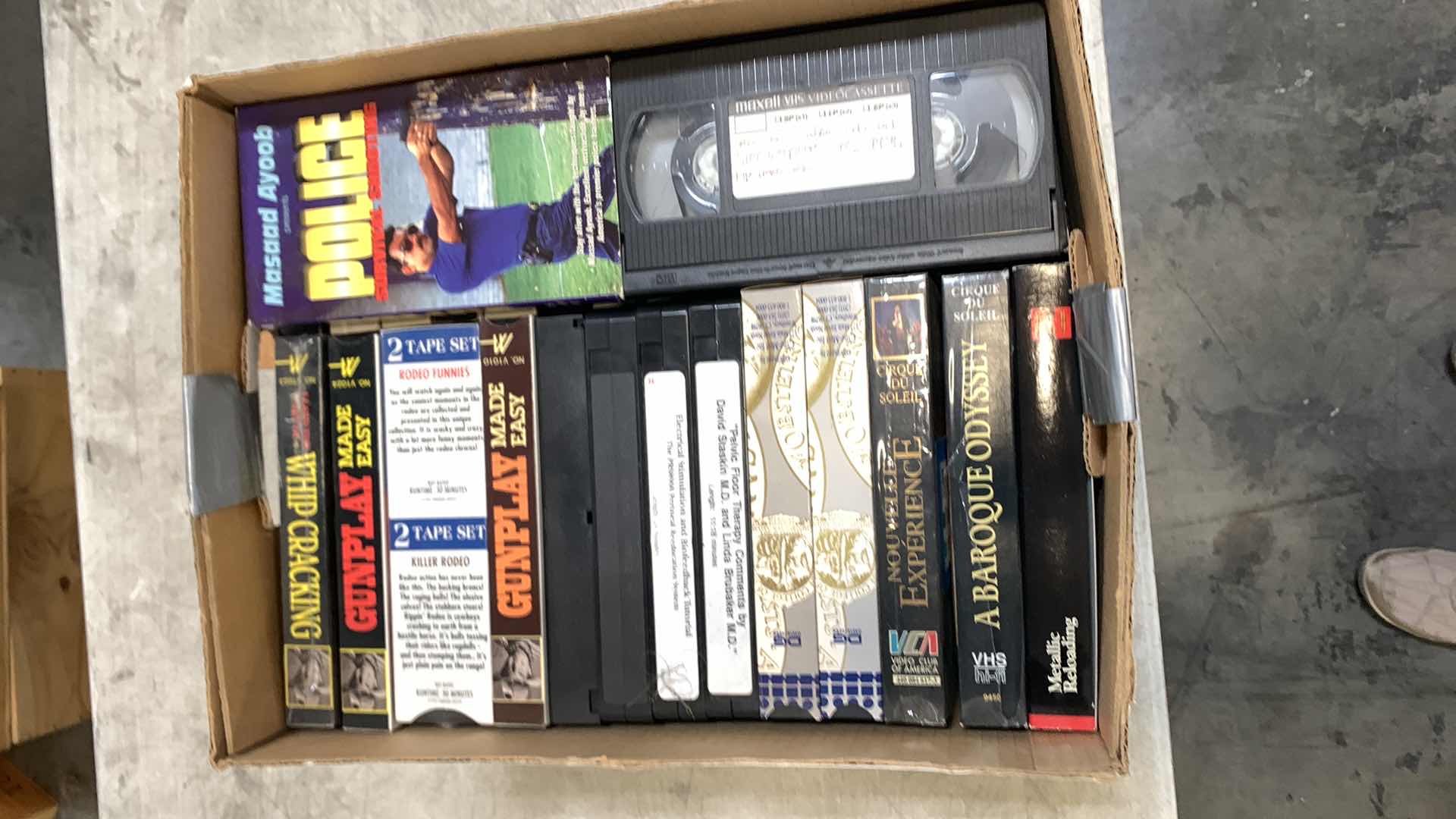 Photo 1 of BOX VHS TAPES