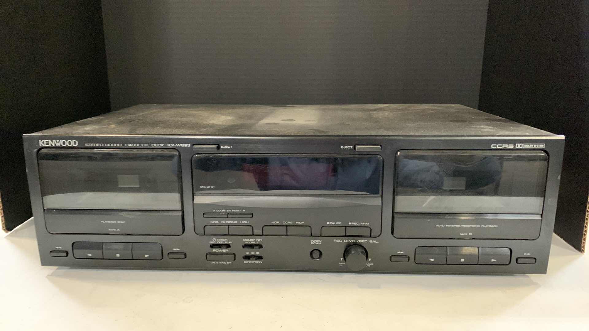 Photo 1 of KENWOOD STEREO DOUBLE CASSETTE DECK