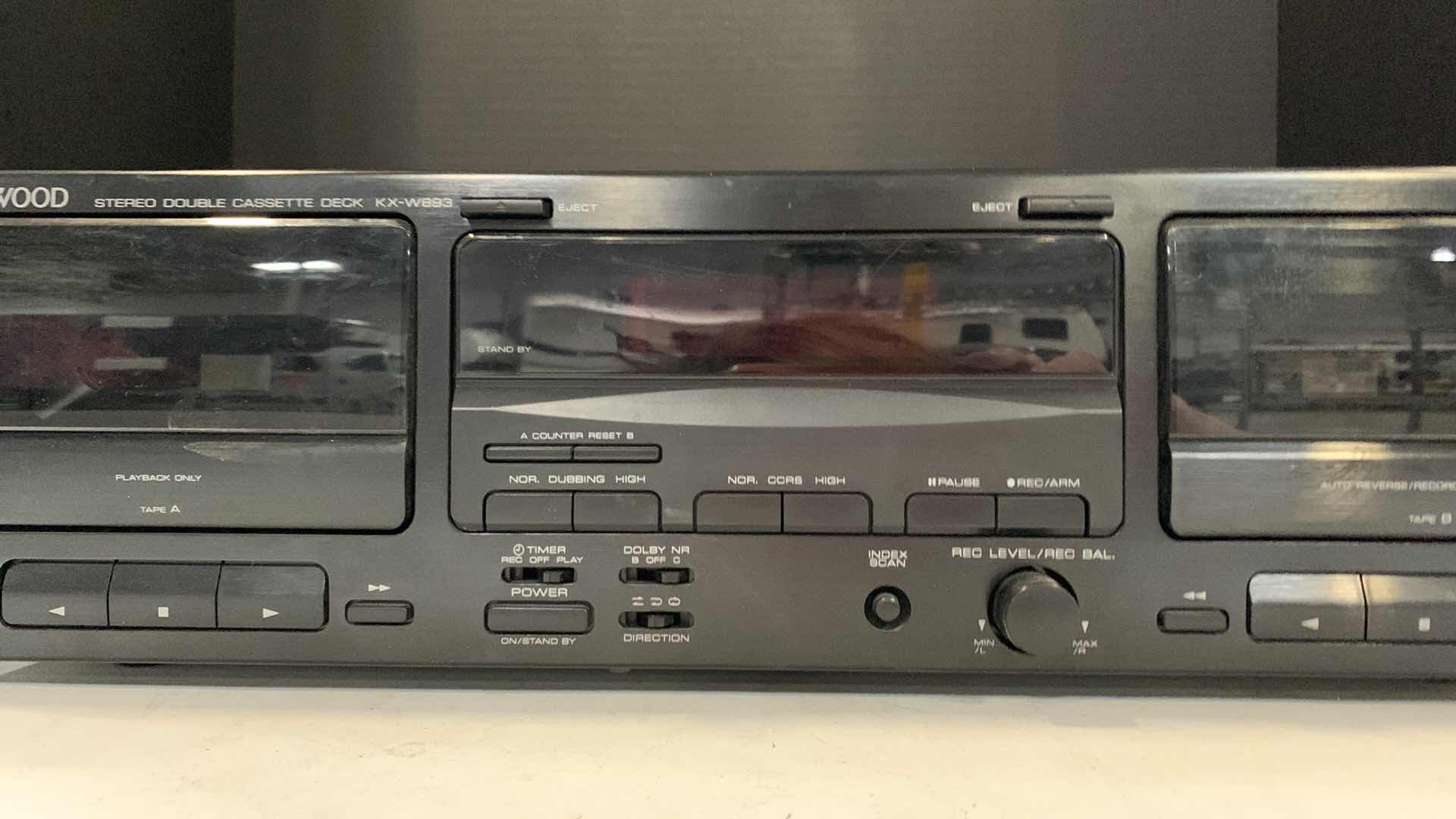 Photo 3 of KENWOOD STEREO DOUBLE CASSETTE DECK