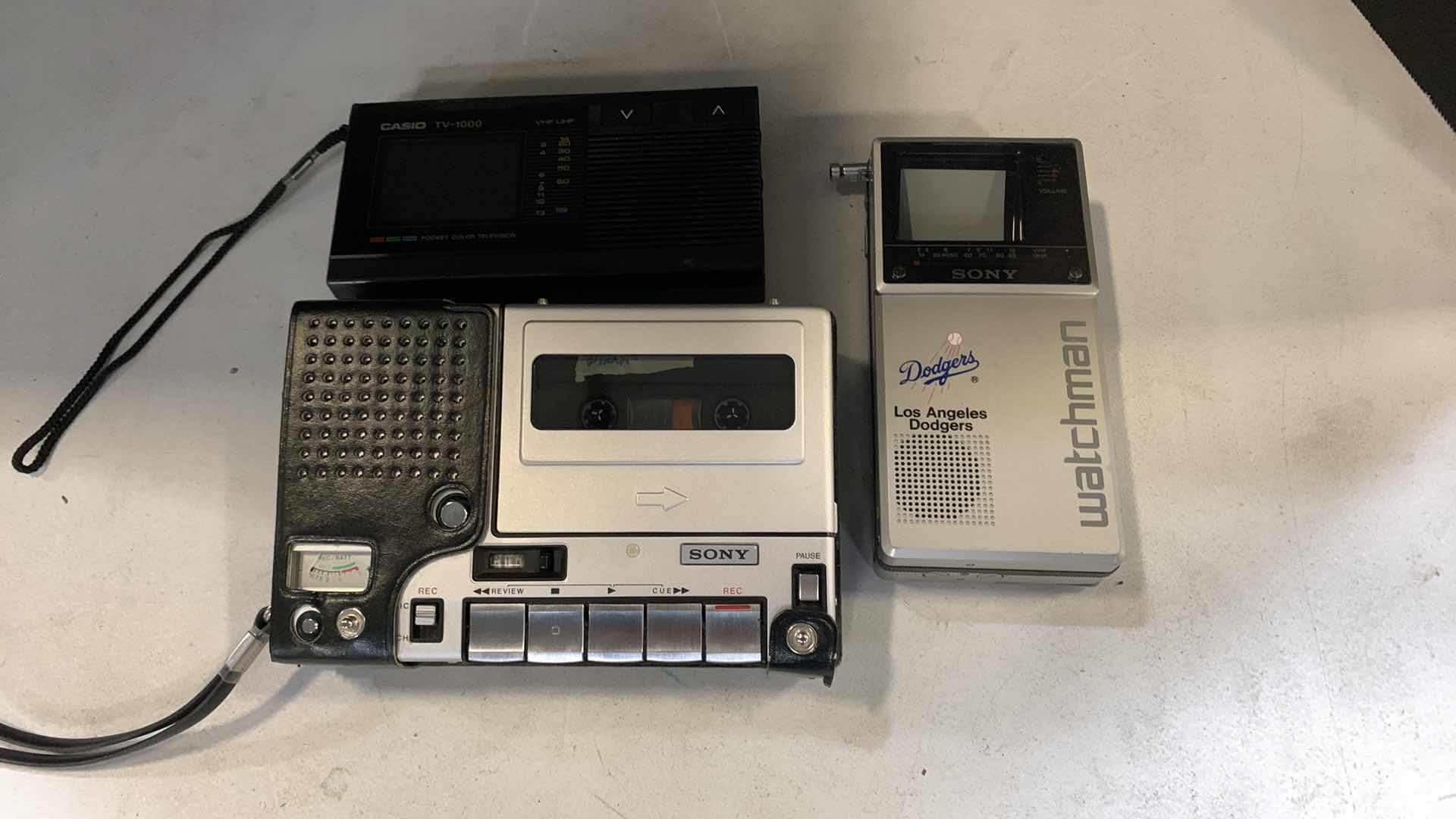 Photo 1 of ELECTRONICS ASSORTMENT, WATCHMAN, CASIO TV, SONY RECORDER