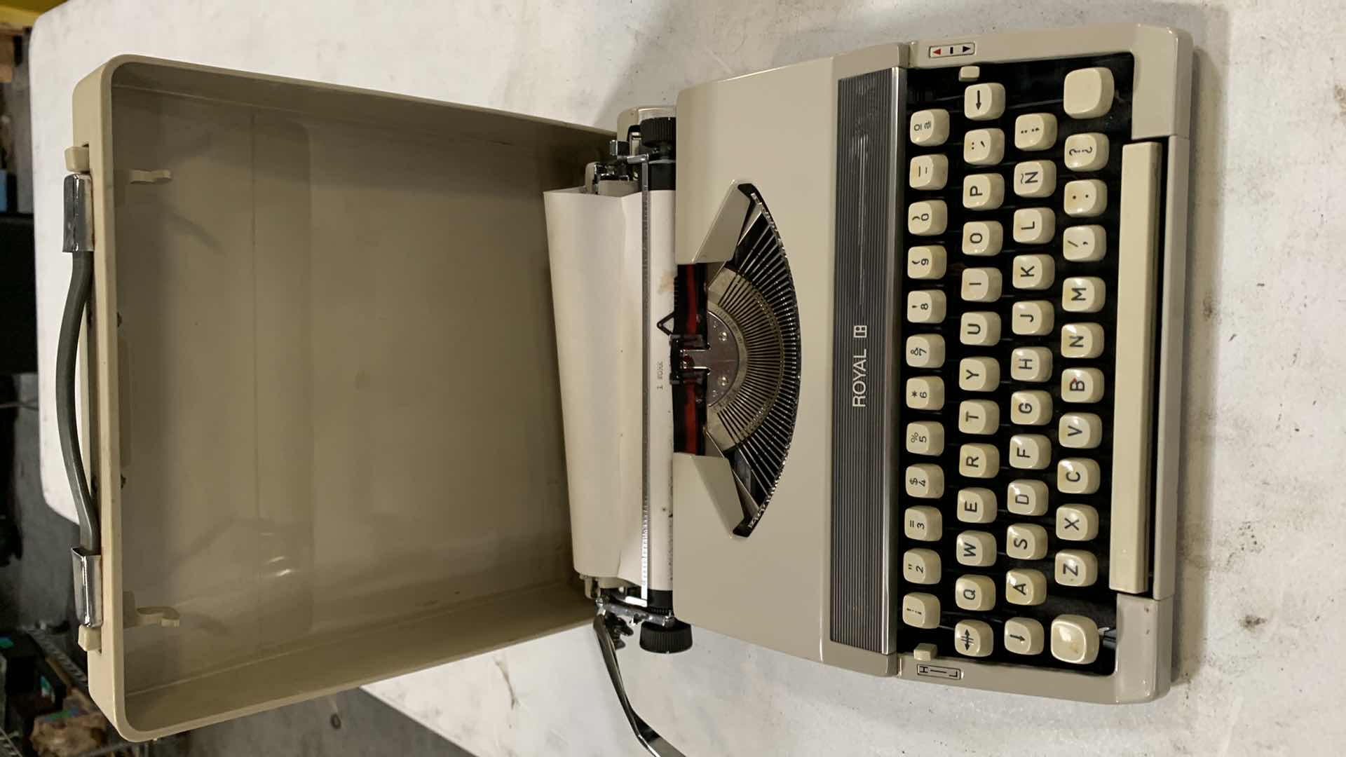 Photo 1 of ROYAL TYPE WRITER IN CASE