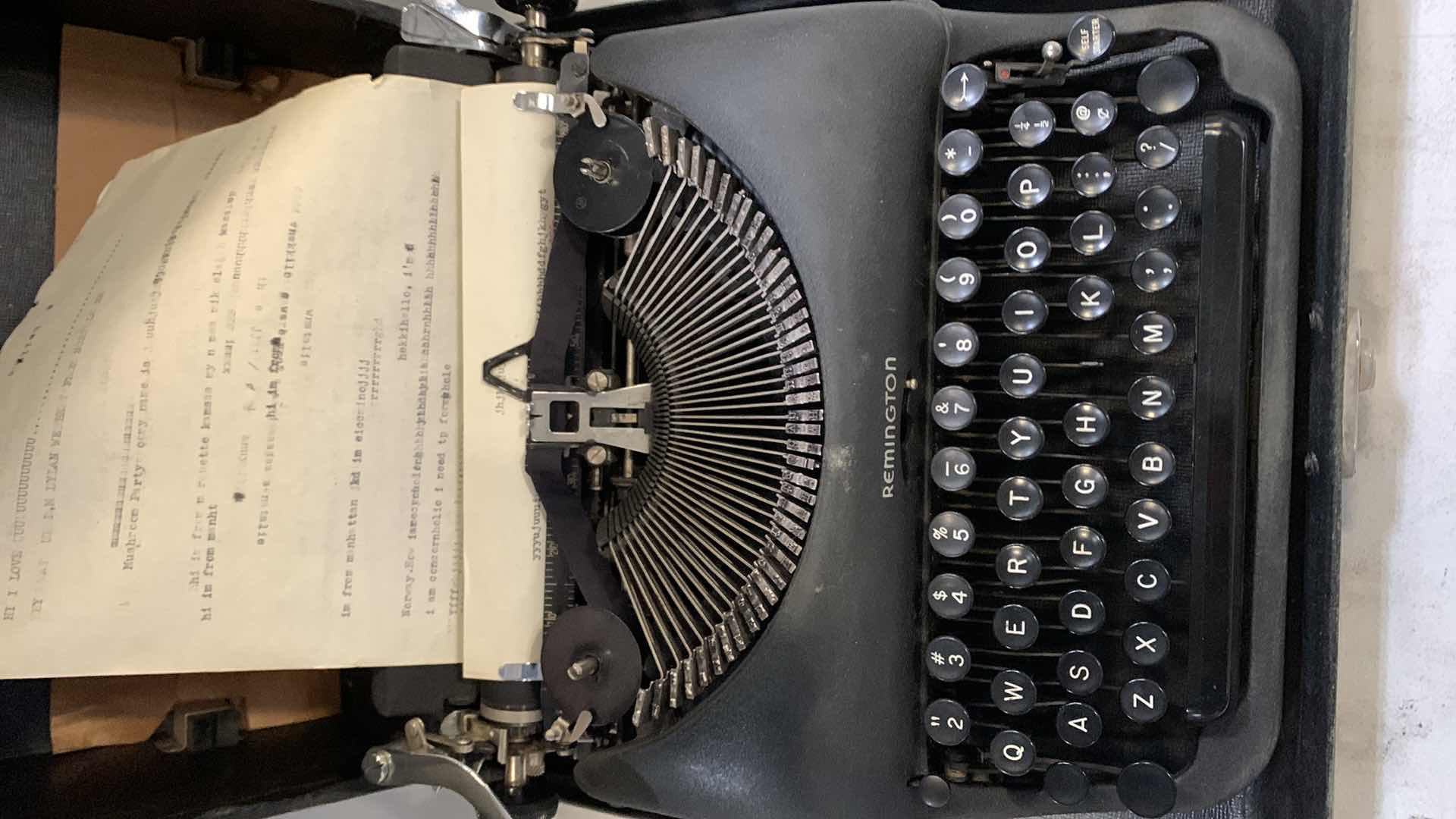 Photo 2 of REMINGTON TYPEWRITER IN CASE