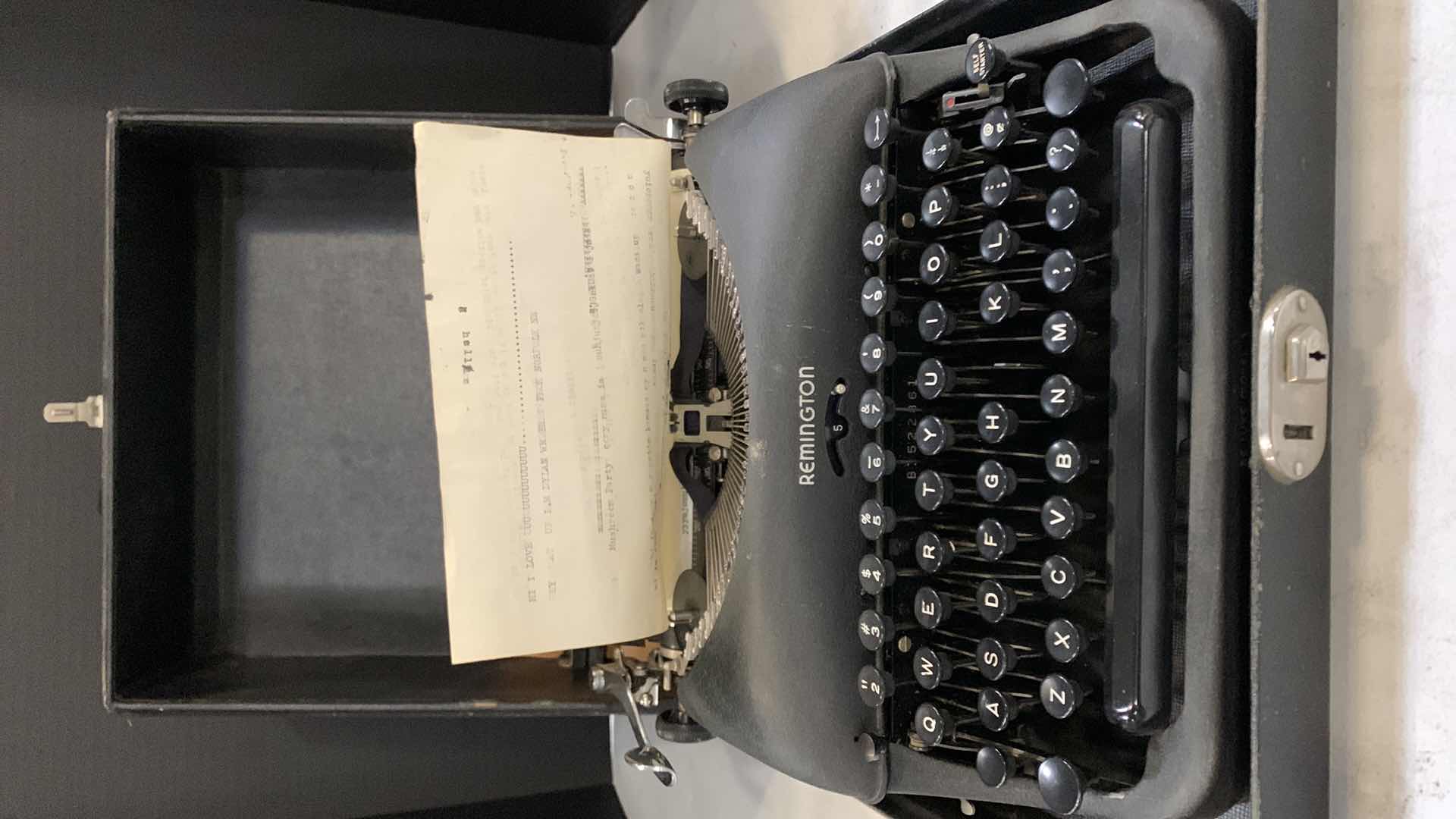 Photo 1 of REMINGTON TYPEWRITER IN CASE