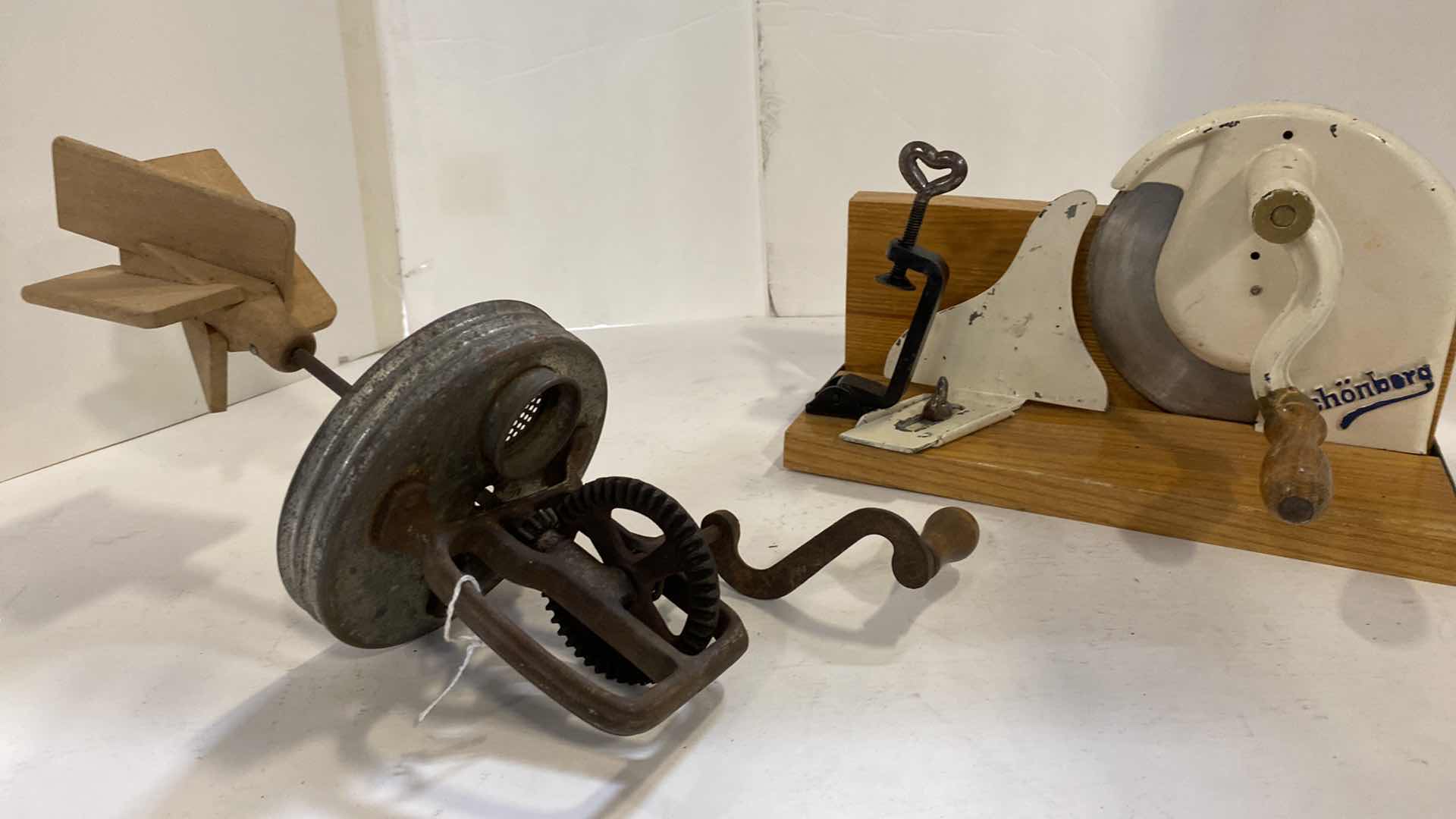 Photo 1 of ANTIQUE HAND MIXER AND MEAT SLICER