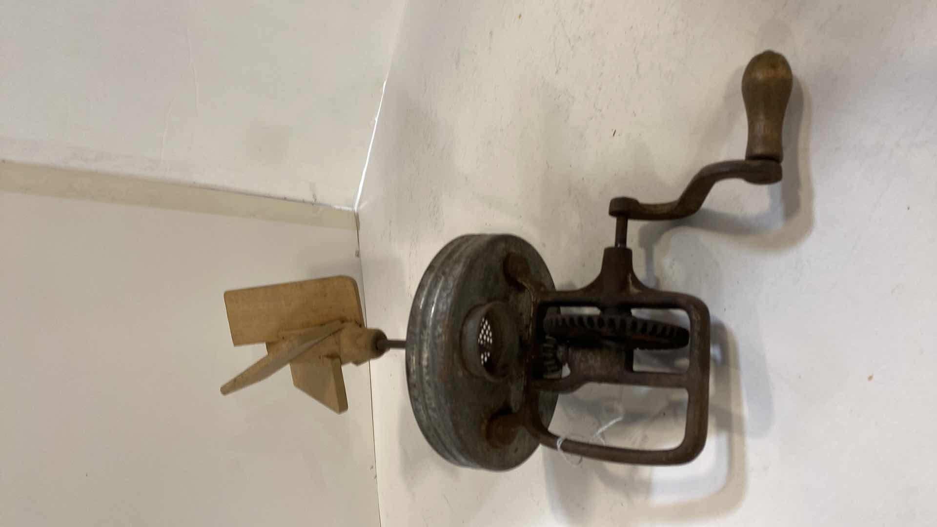 Photo 3 of ANTIQUE HAND MIXER AND MEAT SLICER