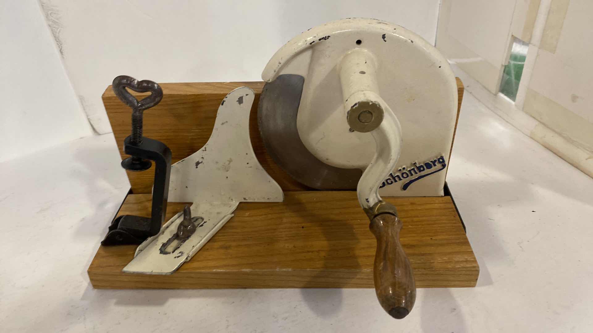 Photo 2 of ANTIQUE HAND MIXER AND MEAT SLICER