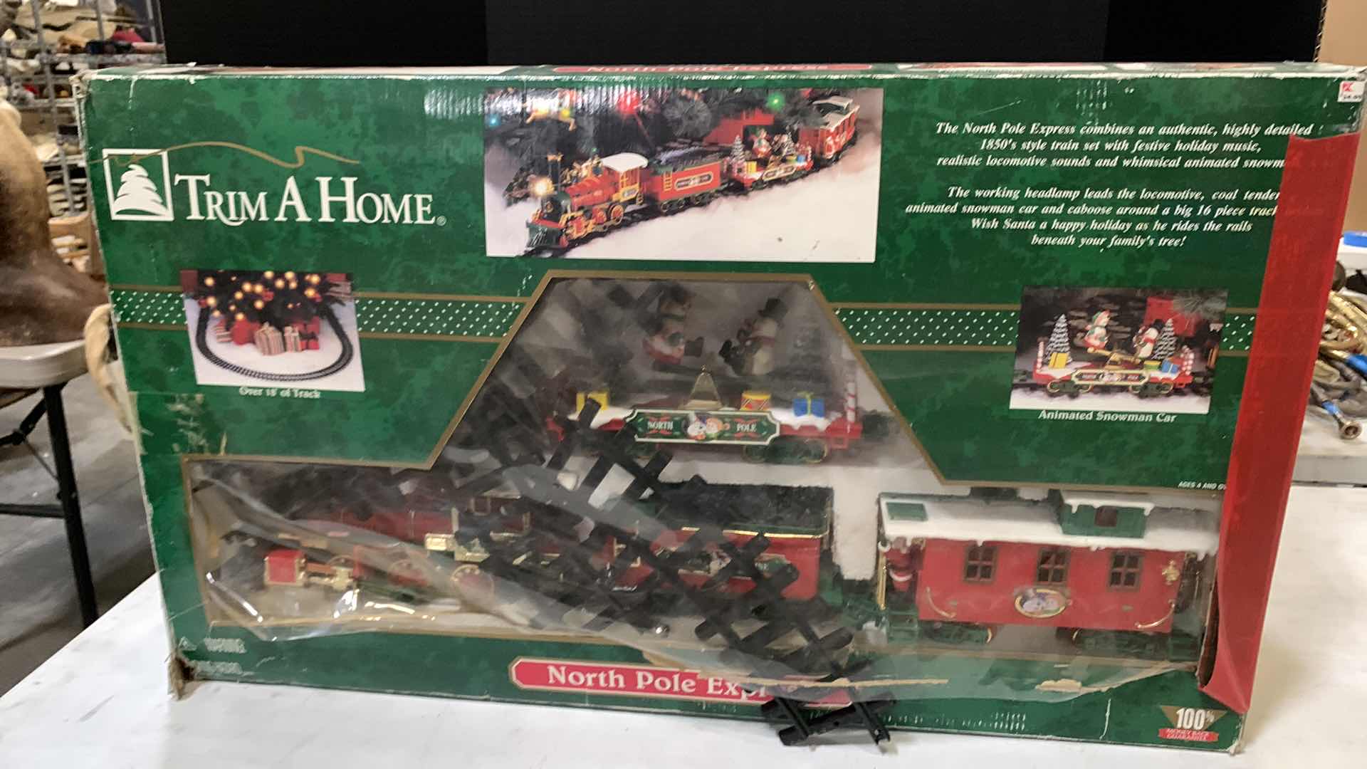 Photo 1 of TRIM A TREE NORTH POLE EXPRESS TRAIN SET