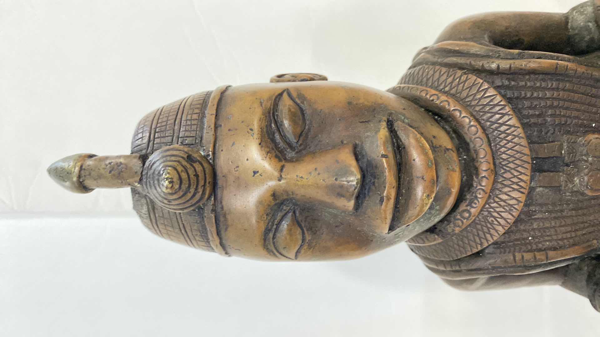 Photo 2 of BRONZE BENIN ORIGINAL C1700 FORMERLY DAHOMEY WEST AFRICA