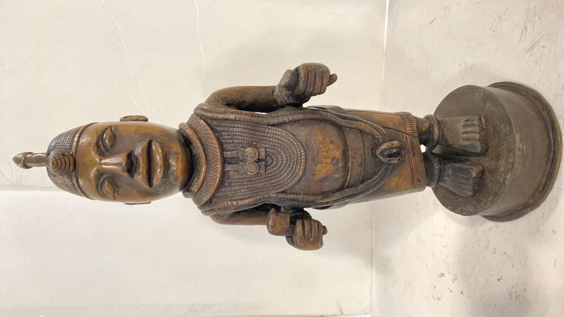 Photo 1 of BRONZE BENIN ORIGINAL C1700 FORMERLY DAHOMEY WEST AFRICA