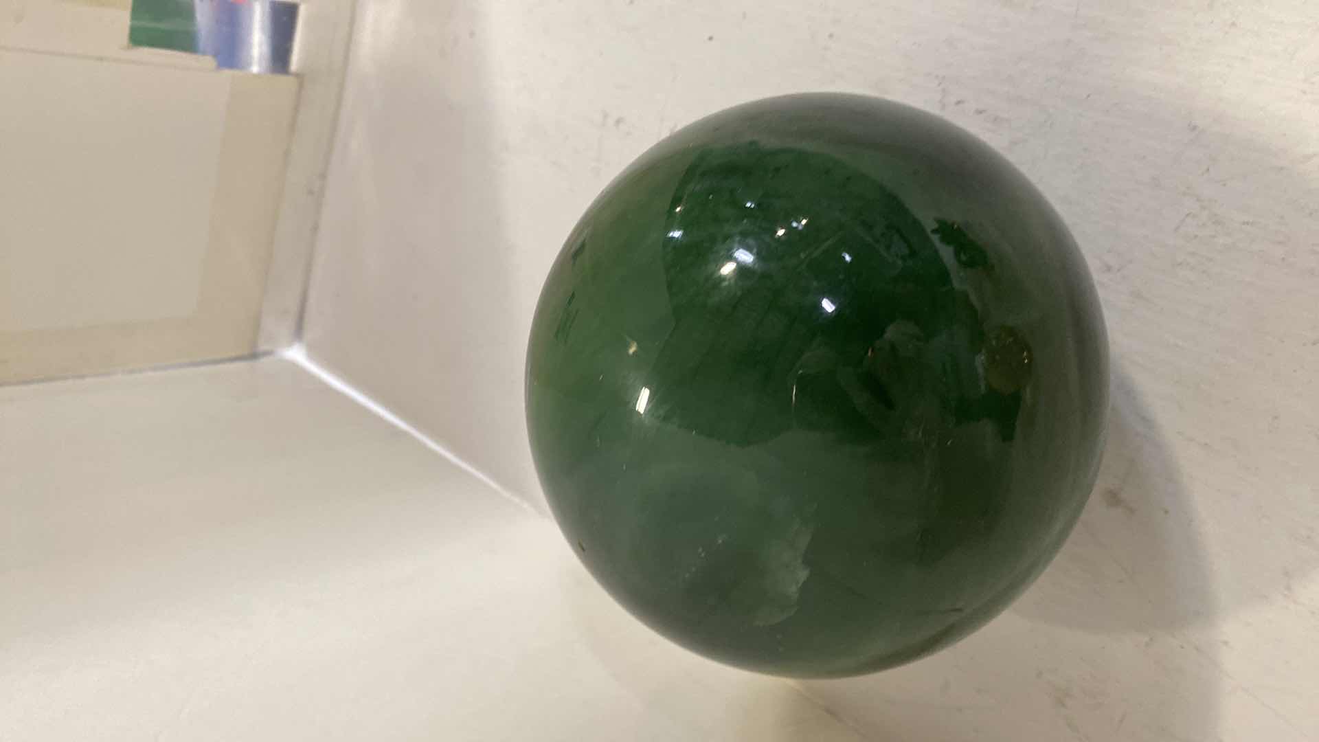 Photo 2 of GREEN AVENTURINE SPHERE 5”