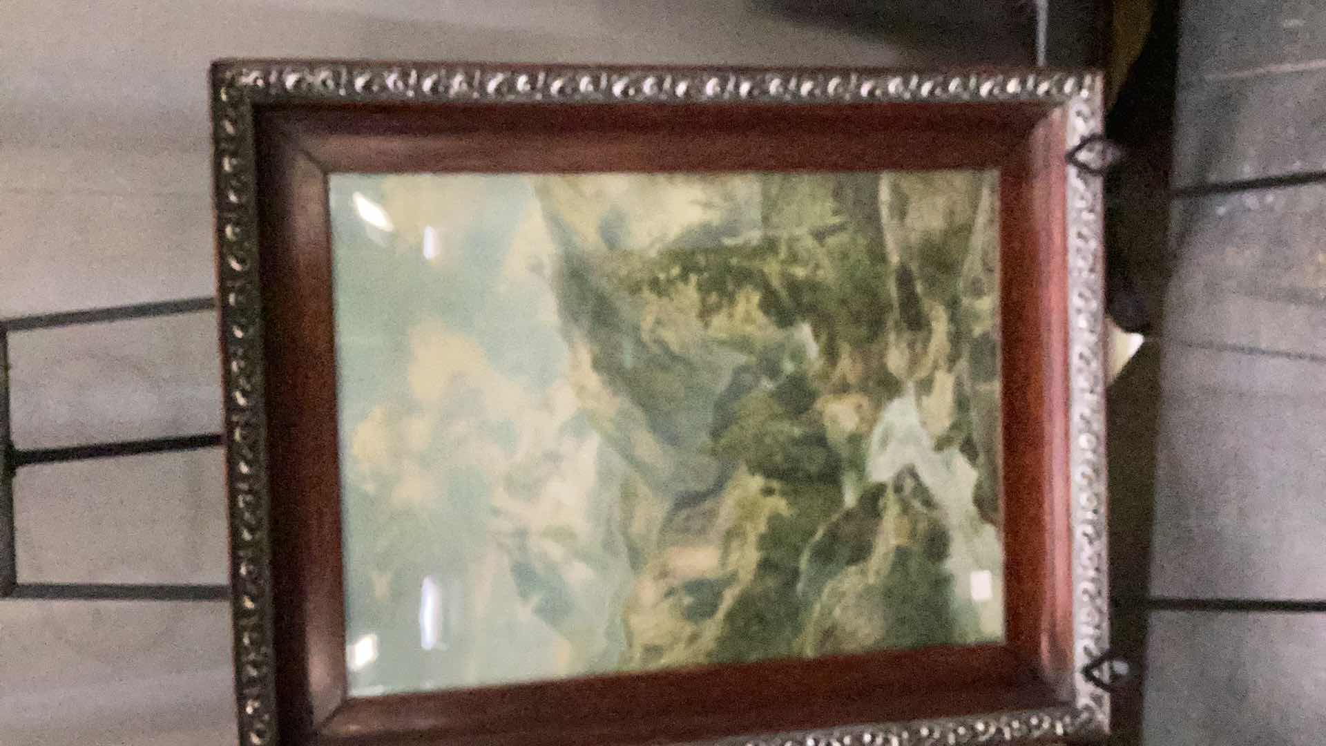 Photo 1 of ANTIQUE 1903 FRAMED ART WATERCOLOR SIGNED LANDSCAPE 21” X 26”