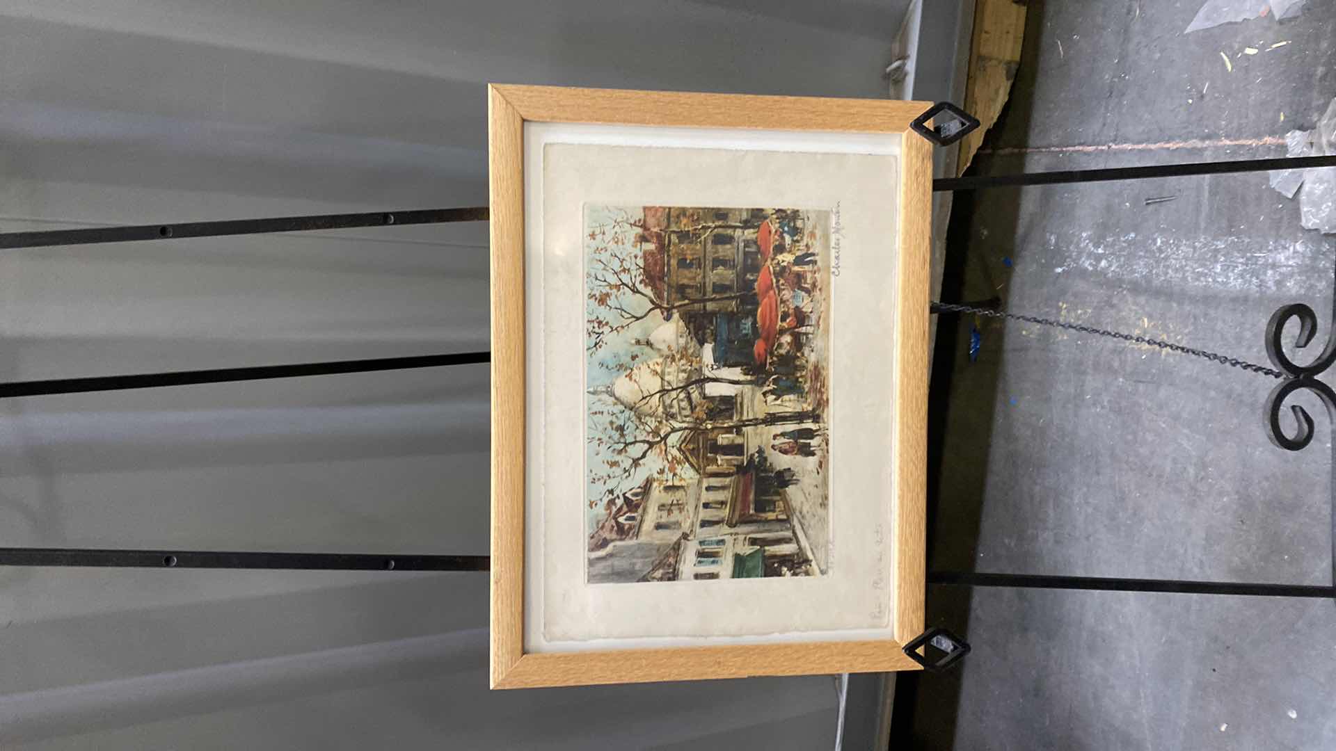 Photo 1 of FRAMED ART PARIS SIGNED AND NUMBERED (STAND NOT INCLUDED)