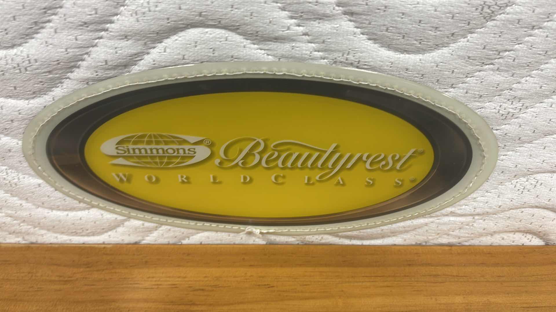 Photo 2 of SIMMONS BEAUTYREST WORLD CLASS MATTRESS WAS FACTORY SEALED BEFORE PICTURES(BED SOLD SEPARATELY)