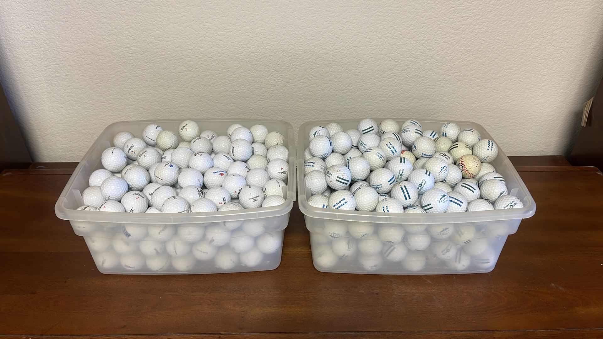 Photo 1 of 2 BINS OF GOLF BALLS