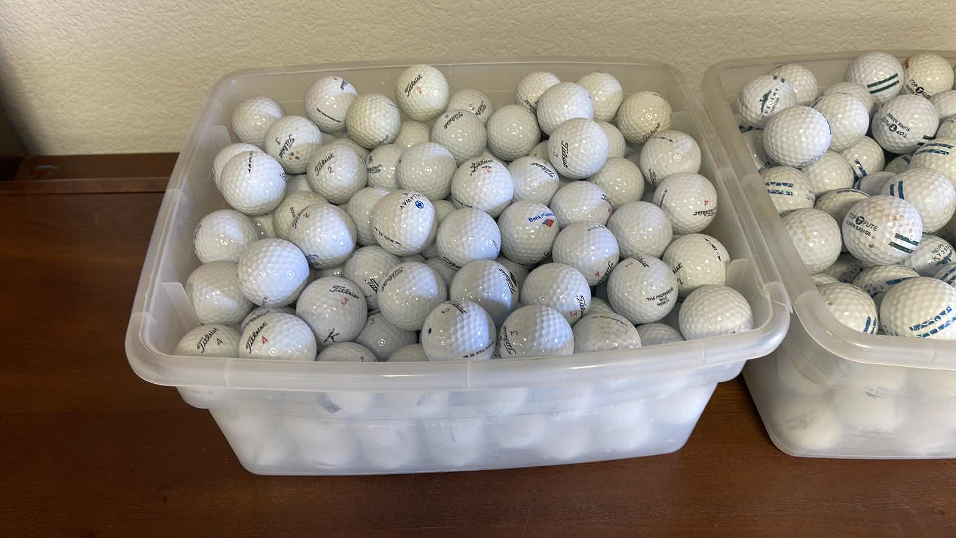 Photo 2 of 2 BINS OF GOLF BALLS