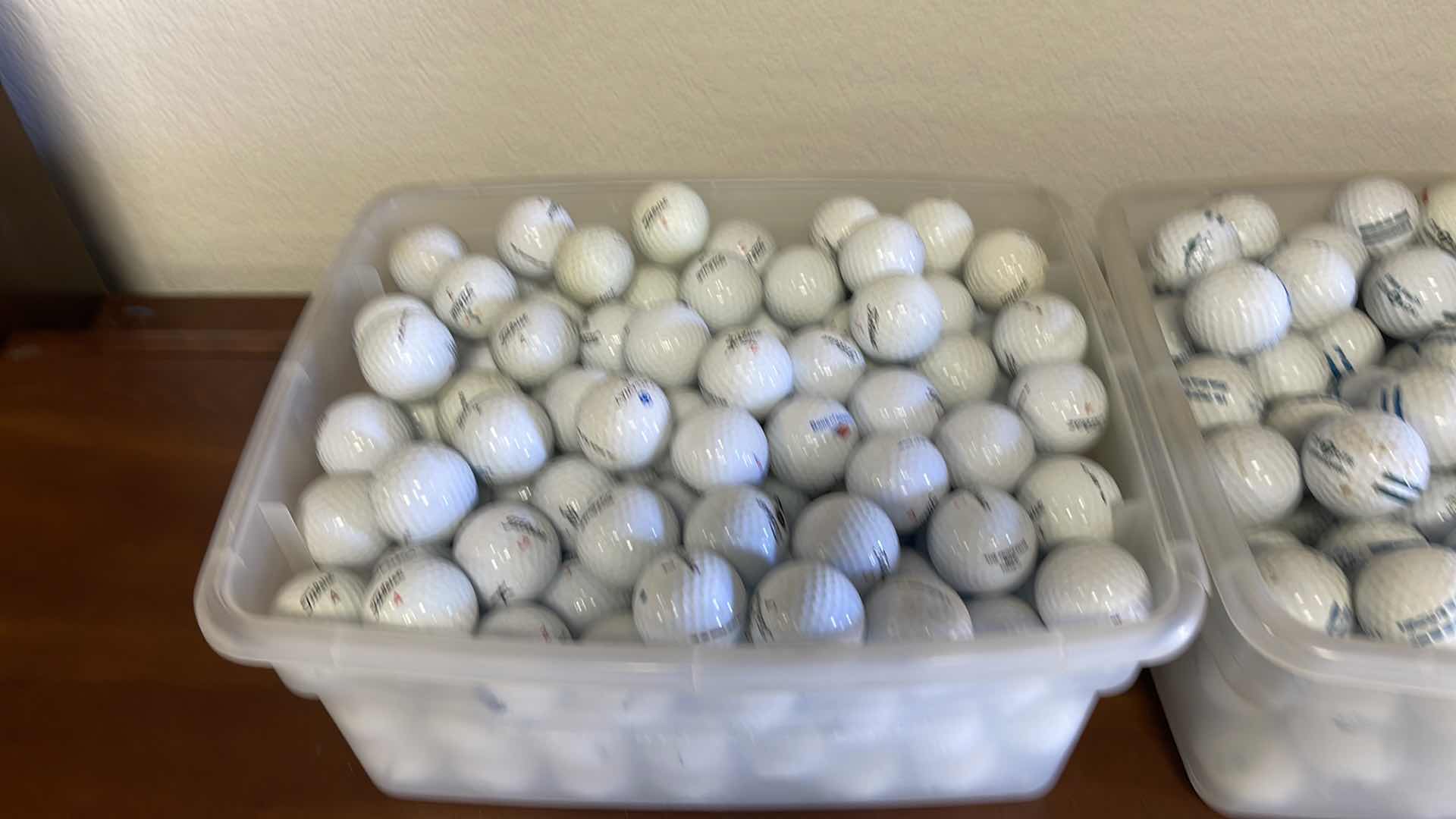 Photo 2 of 2 BINS OF GOLF BALLS