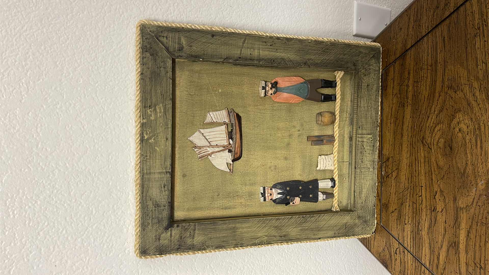 Photo 1 of FRAMED 3D SAILOR ART 14” X 17”